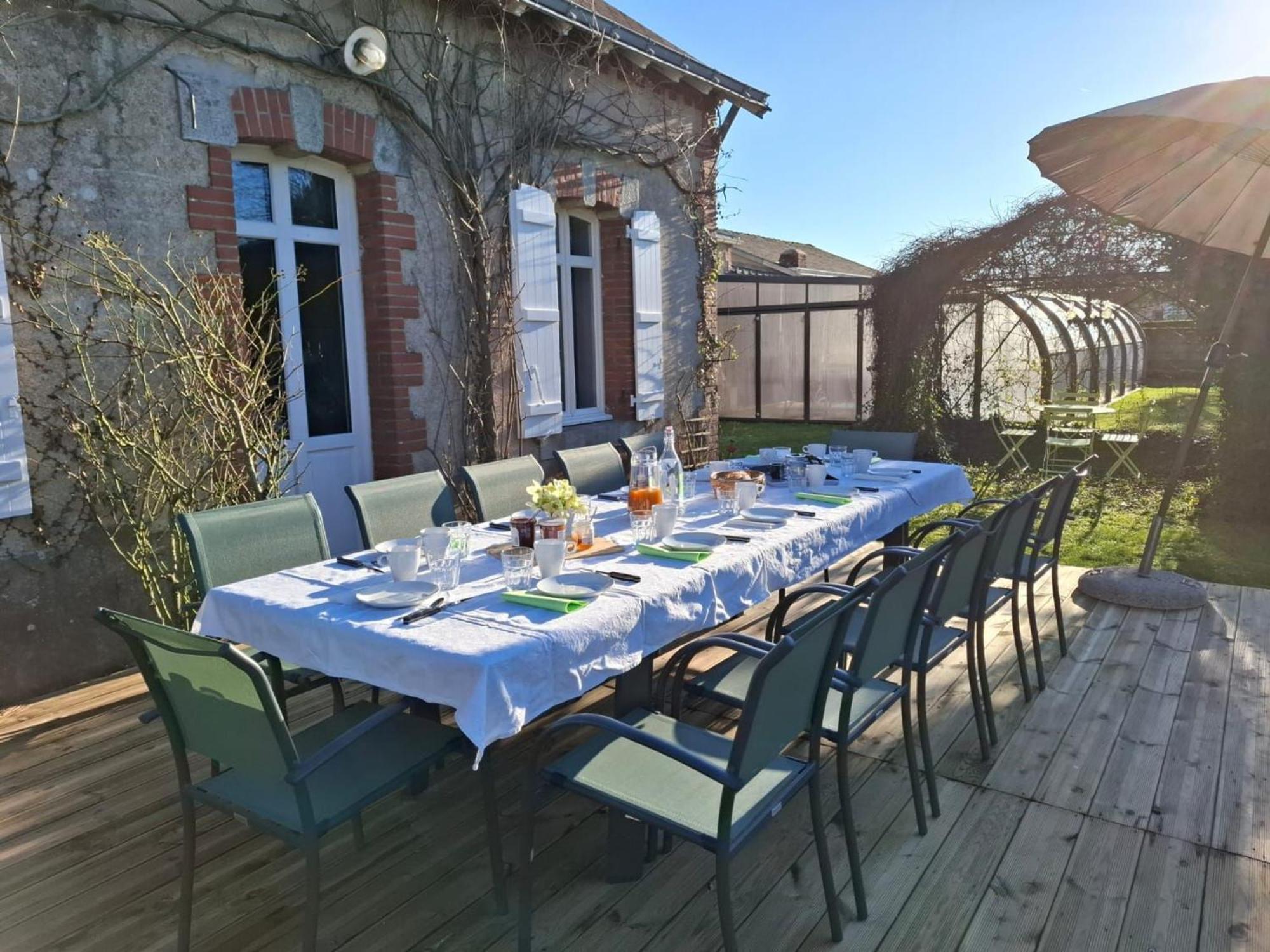 Gite Familial Avec Piscine Chauffee A Lege - Fr-1-306-1296 Zewnętrze zdjęcie