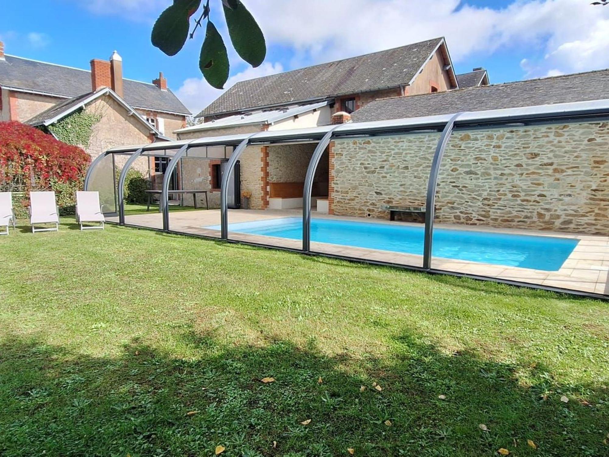 Gite Familial Avec Piscine Chauffee A Lege - Fr-1-306-1296 Zewnętrze zdjęcie